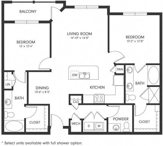 Unit 2416 2416 floor plan